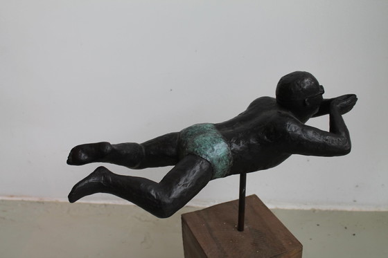 Image 1 of De zwemmer - Elly de Jong