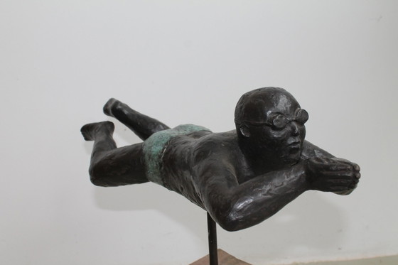 Image 1 of De zwemmer - Elly de Jong