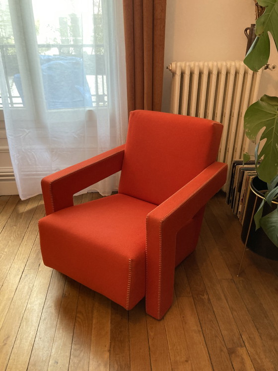 Image 1 of Cassina Utrecht fauteuil van Gerrit Thomas Rietveld