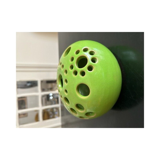 Image 1 of Vintage terracotta bloemprikker van Paul Badié