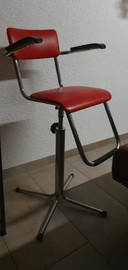 Vintage kinder kappersstoel