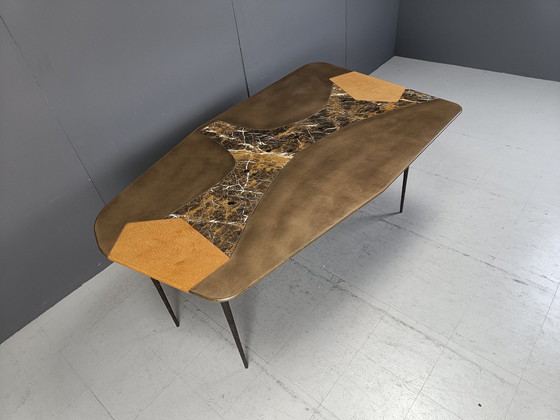 Image 1 of Handgemaakte design eettafel, 1990S