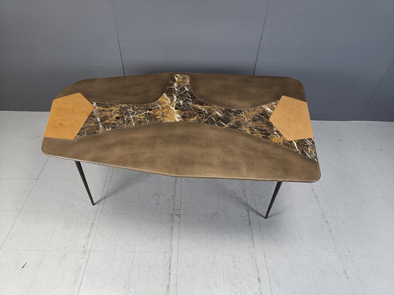 Image 1 of Handgemaakte design eettafel, 1990S