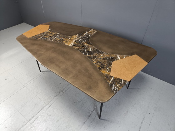 Image 1 of Handgemaakte design eettafel, 1990S