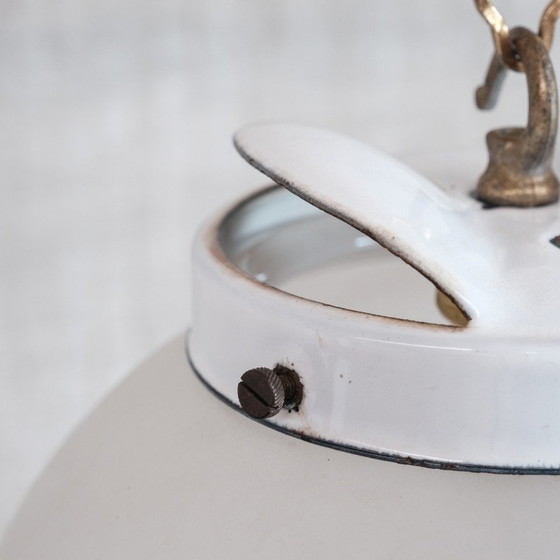 Image 1 of Vintage tweekleurige glazen hanglamp, Duitsland 1900