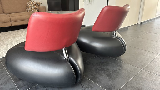 2x Leolux Palone stoelen