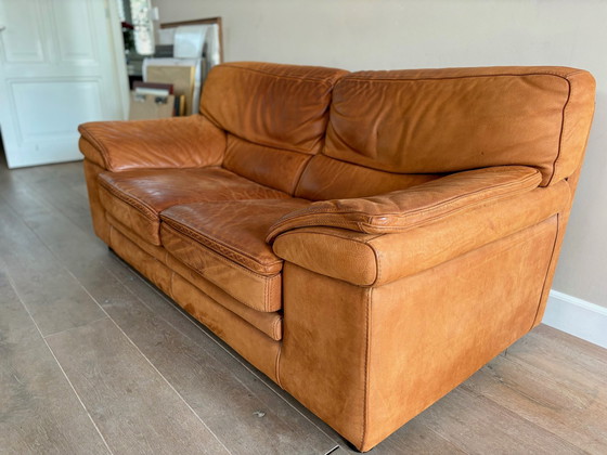 Image 1 of 2x Roche Bobois Leren Sofa's