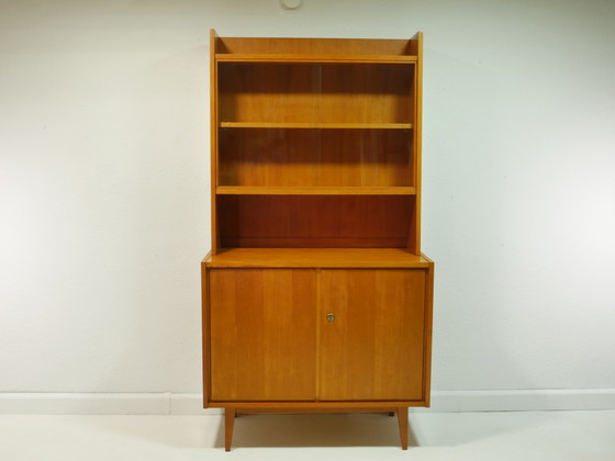 Image 1 of Vintage highboard / boekenkast / vitrinekast, jaren 60, Duitsland