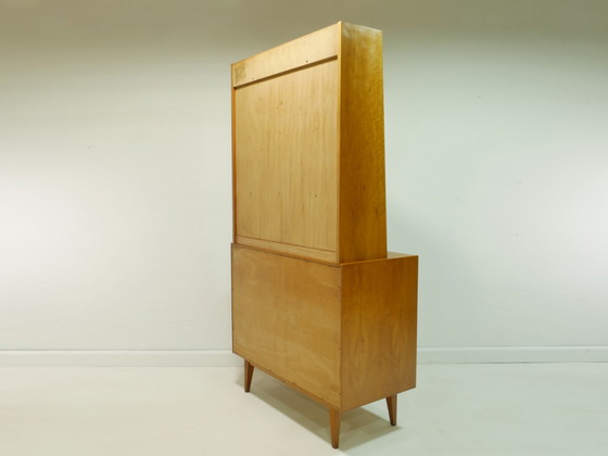 Image 1 of Vintage highboard / boekenkast / vitrinekast, jaren 60, Duitsland