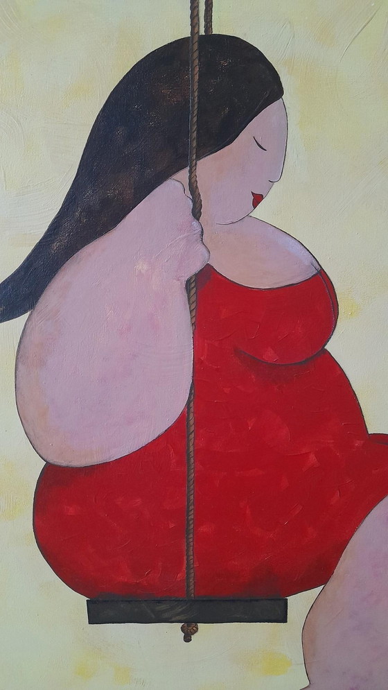 Image 1 of Lady On Swing Van Susan Ruiter