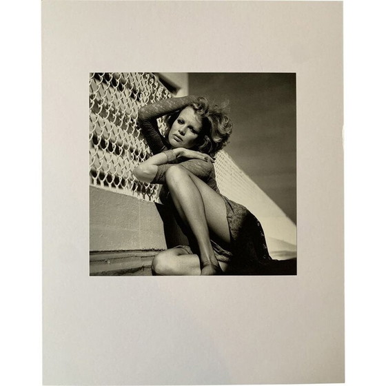 Image 1 of Vintage fotogravure "Kim Basinger, Santa Monica" door Helmut Newton, 1980