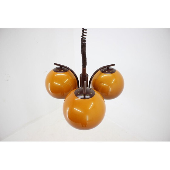 Image 1 of Vintage plastic kroonluchter, Tsjecho-Slowakije 1970