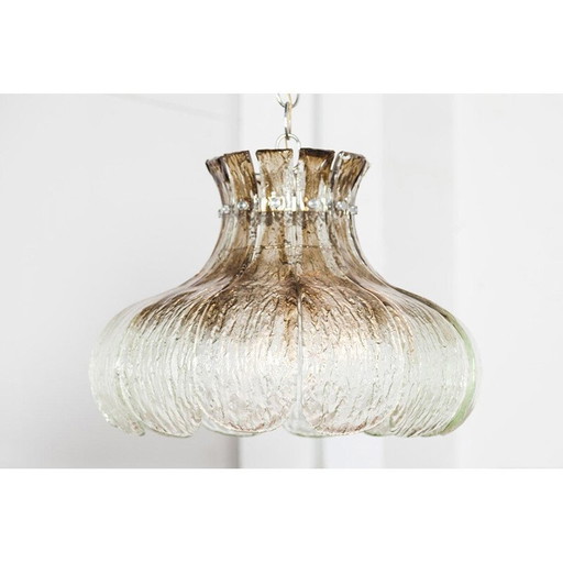 Vintage murano glazen hanglamp door Carlo Nason voor Mazzega