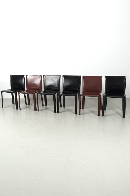 6x vintage Braziliaanse stoelen