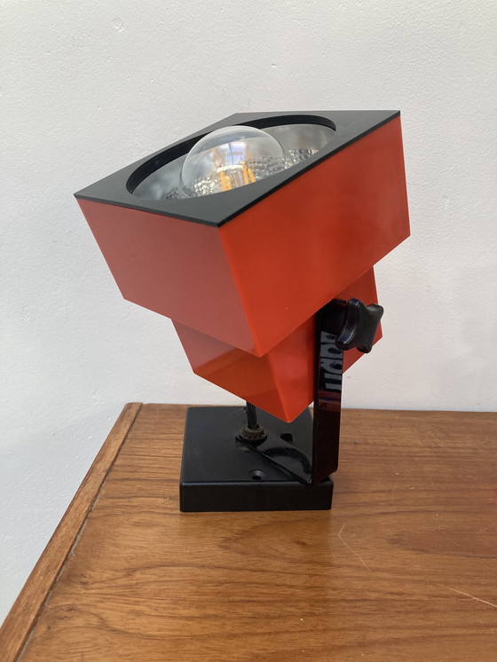 Image 1 of Jaren 70 Philips Cube Wandlamp/Spot