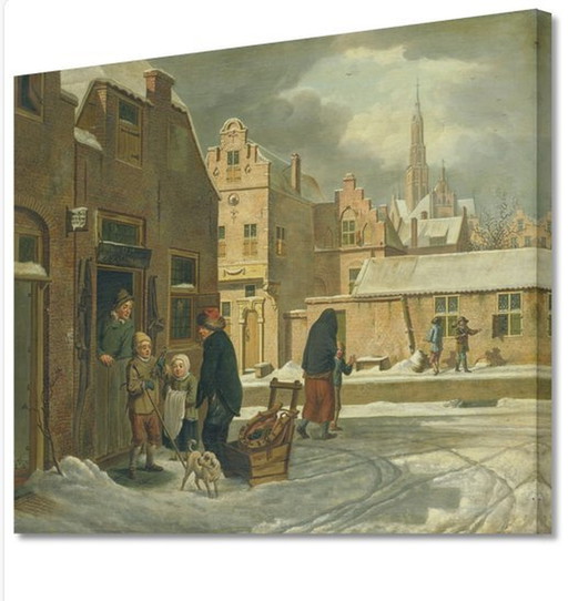 Dirk Jan Vd Laan --Stadsgezicht In De Winter