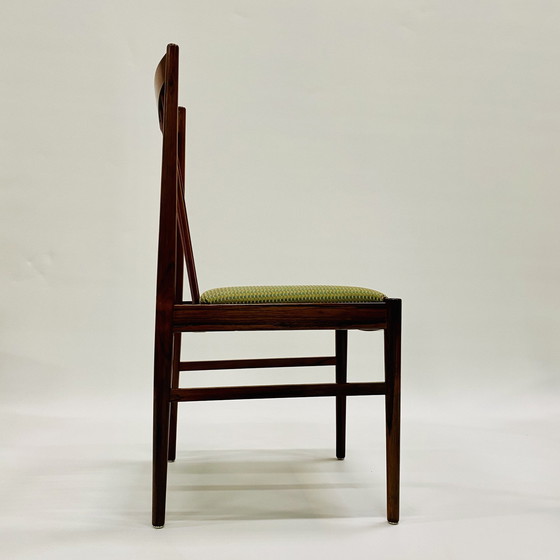 Image 1 of Palissander Eetkamerstoelen Arne Vodder Voor Sibast Deens Design