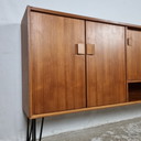 Vintage jaren 60 Deens wandmeubel