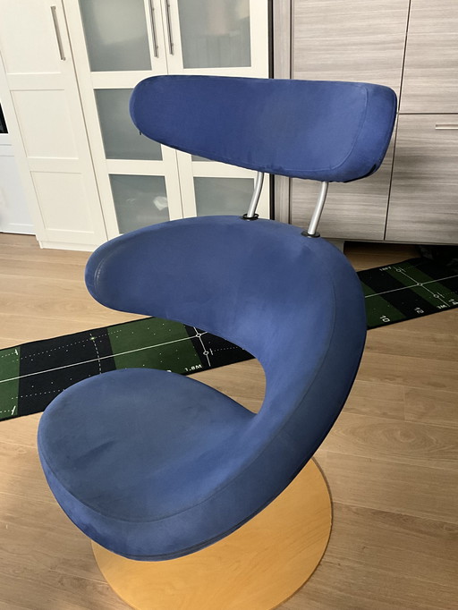 Stokke Peel Met Hocker Blauw