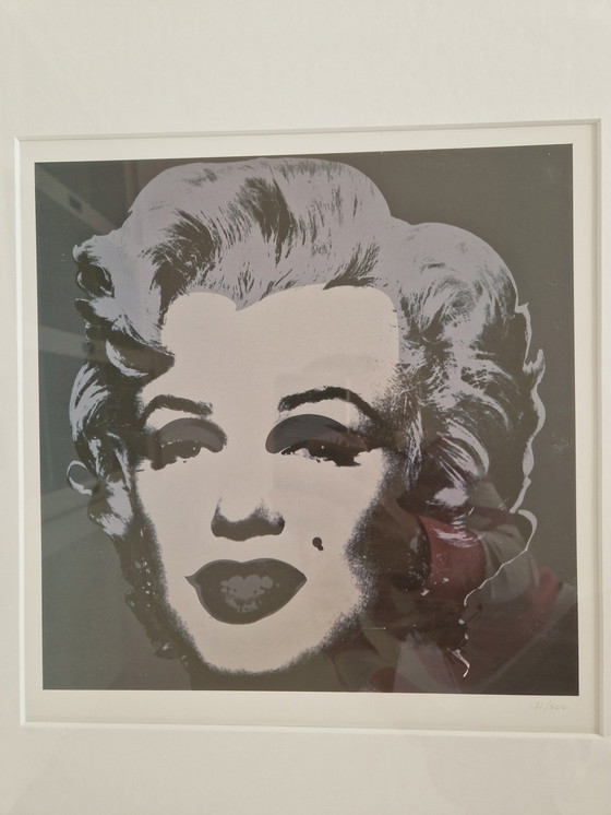 Image 1 of Marilyn Monroe - Andy Warhol After Zeefdruk