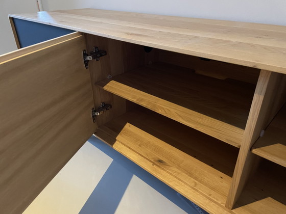 Image 1 of Gazzda Fina Dressoir/Tv-Meubel In Naturel Eikenhout En Zwart