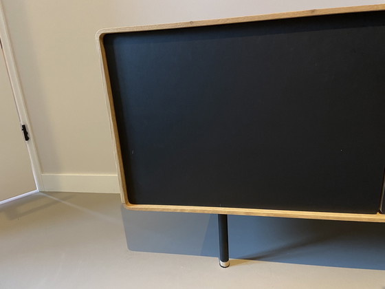 Image 1 of Gazzda Fina Dressoir/Tv-Meubel In Naturel Eikenhout En Zwart