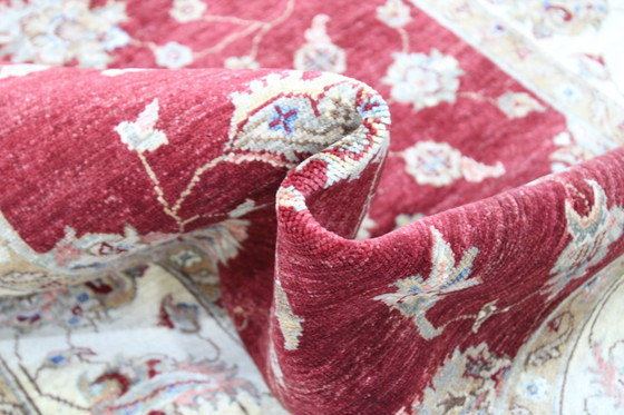 Image 1 of Origineel handgeknoopt Ziegler tapijt 258 X 182 Cm Topconditie