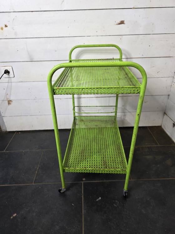 Image 1 of Mathieu Matégot trolley op wielen