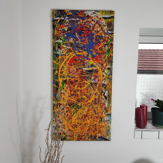 Image 1 of Xxl Kunstschilderij Kunstontwerp Acryl Op Canvas