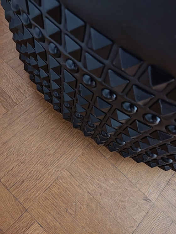 Image 1 of Lee Broom Pouf leer/studs zwart- Salon collectie - London Design Festival