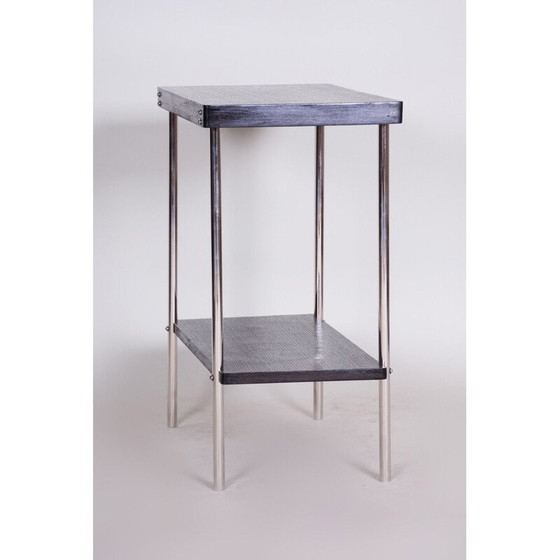 Image 1 of Vintage zwart bijzettafeltje van Robert Slezak, 1930