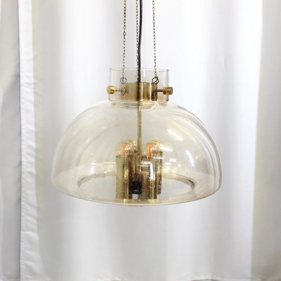 Image 1 of Vintage Glashütte Limburg hanglamp
