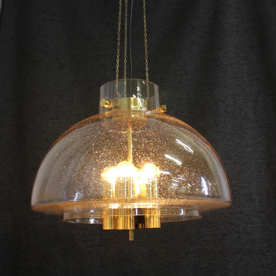 Image 1 of Vintage Glashütte Limburg hanglamp