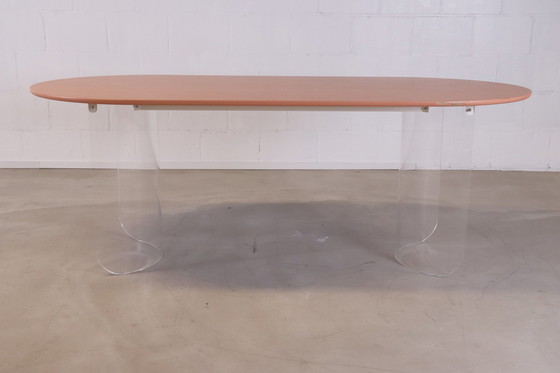 Image 1 of Fest plateau dining table transparant