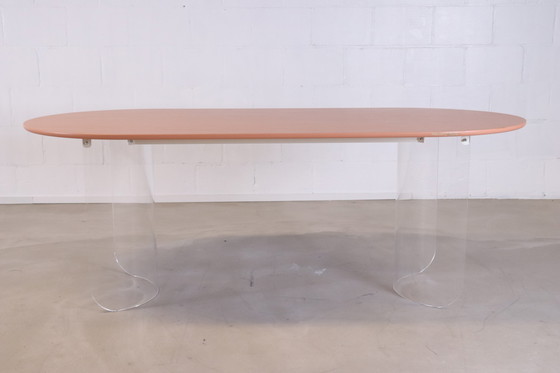 Image 1 of Fest plateau dining table transparant