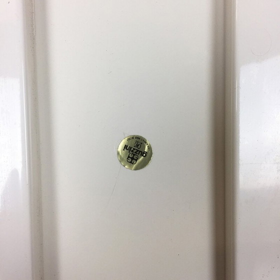 Image 1 of Vintage wit plastic dienblad van Luigi Massoni voor Guzzini, Italië 1980