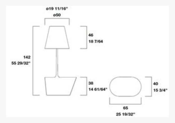 Image 1 of Metalarte América vloerlamp/bijzettafel