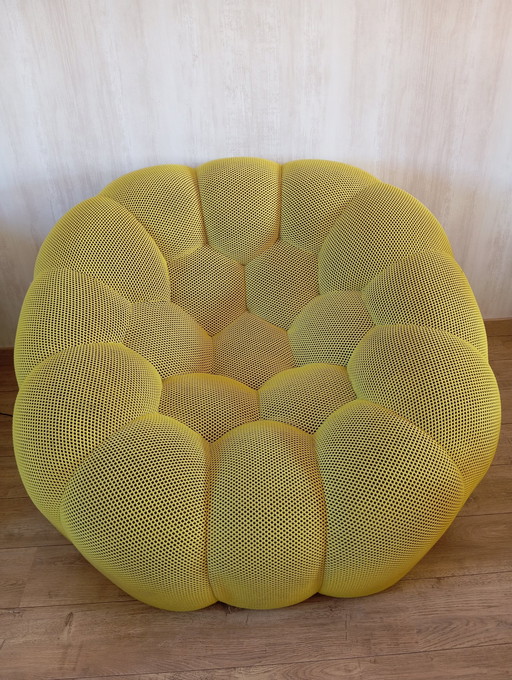 2x Roche Bobois Fauteuils Bubble+1Pouf Bubble