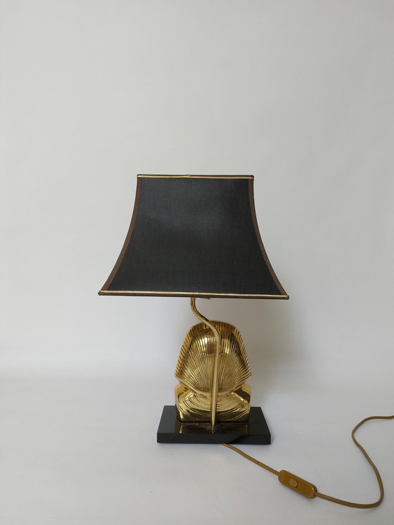 Image 1 of Massive Hollywood regency table lamp