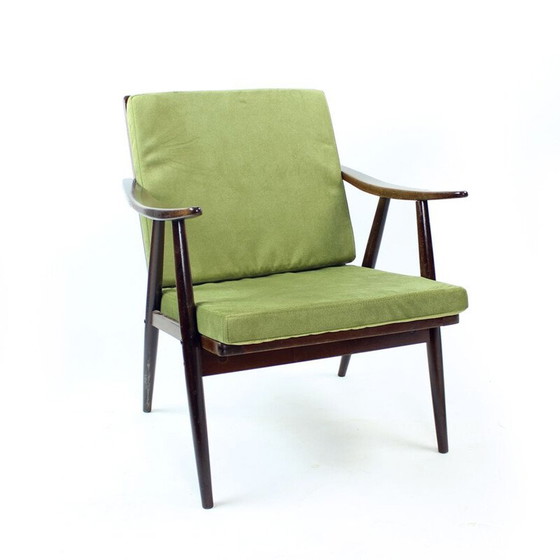 Image 1 of Vintage Boomerang fauteuil van Ton, Tsjecho-Slowakije 1960