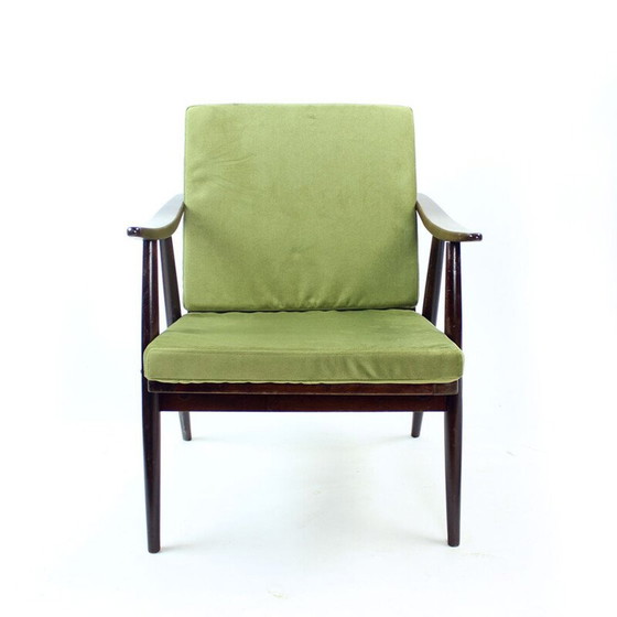 Image 1 of Vintage Boomerang fauteuil van Ton, Tsjecho-Slowakije 1960