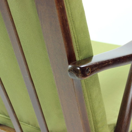 Image 1 of Vintage Boomerang fauteuil van Ton, Tsjecho-Slowakije 1960