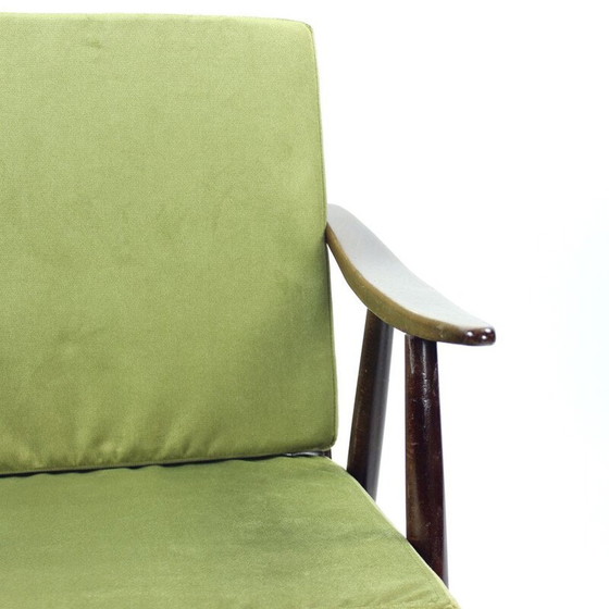 Image 1 of Vintage Boomerang fauteuil van Ton, Tsjecho-Slowakije 1960