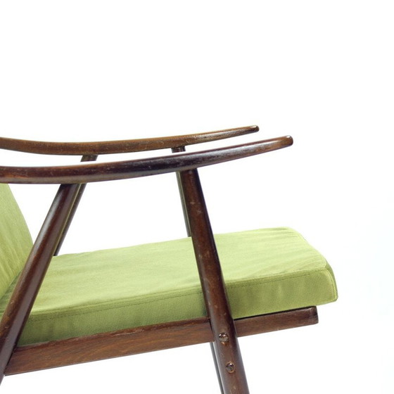 Image 1 of Vintage Boomerang fauteuil van Ton, Tsjecho-Slowakije 1960