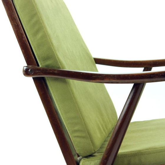 Image 1 of Vintage Boomerang fauteuil van Ton, Tsjecho-Slowakije 1960