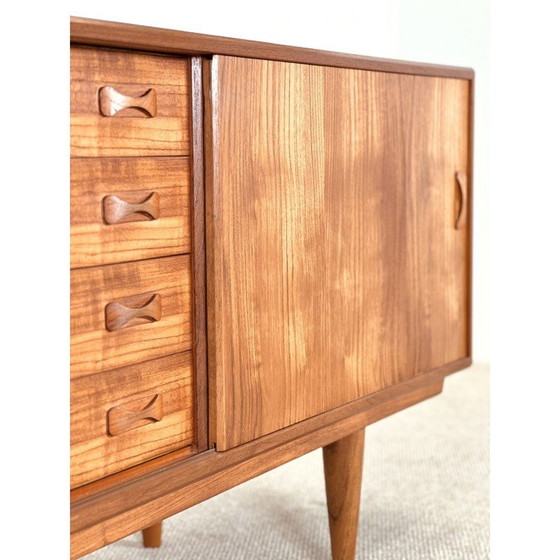 Image 1 of Deens vintage dressoir in teakhout van Clausen en Zoon, jaren 1960