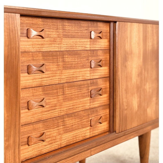 Image 1 of Deens vintage dressoir in teakhout van Clausen en Zoon, jaren 1960