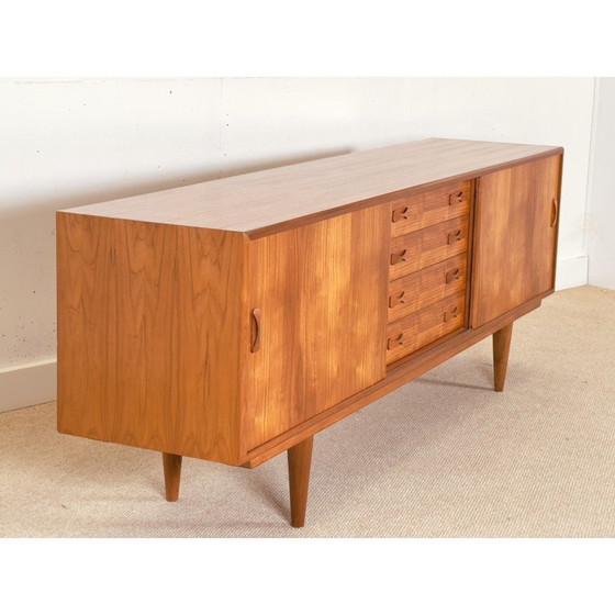 Image 1 of Deens vintage dressoir in teakhout van Clausen en Zoon, jaren 1960