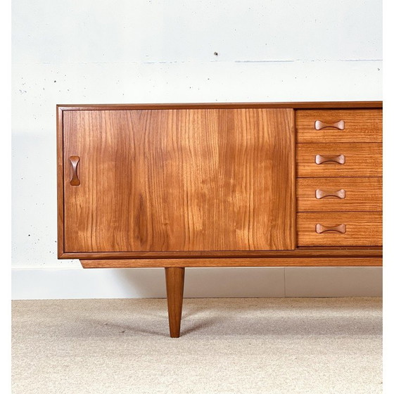 Image 1 of Deens vintage dressoir in teakhout van Clausen en Zoon, jaren 1960