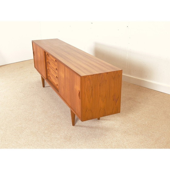 Image 1 of Deens vintage dressoir in teakhout van Clausen en Zoon, jaren 1960